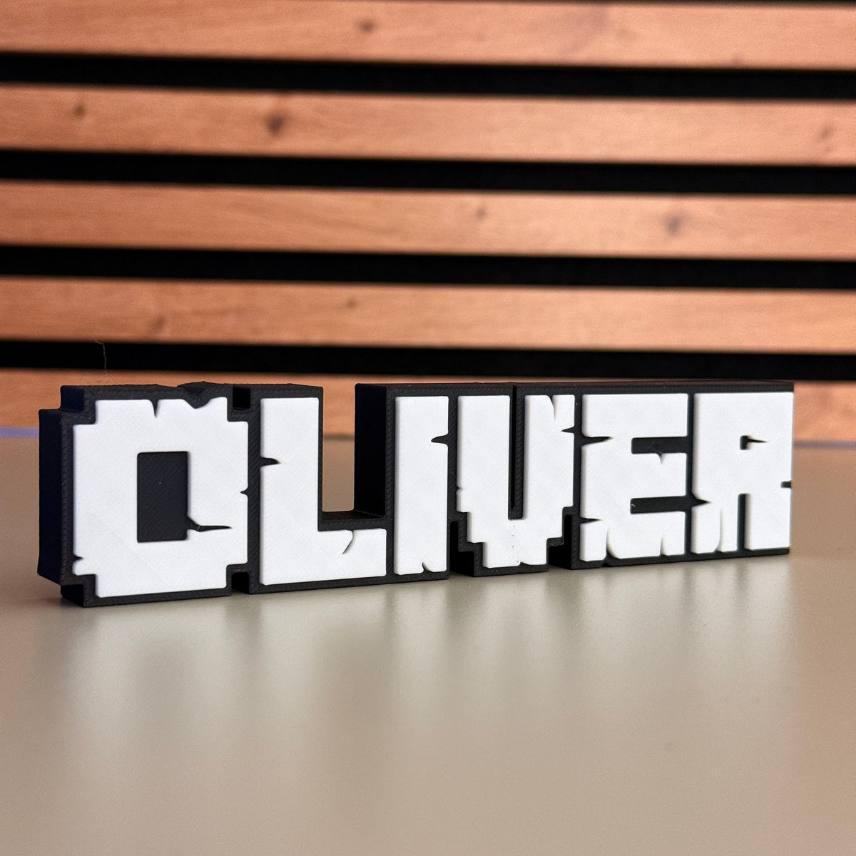 Minecraft Inspired Name Sign