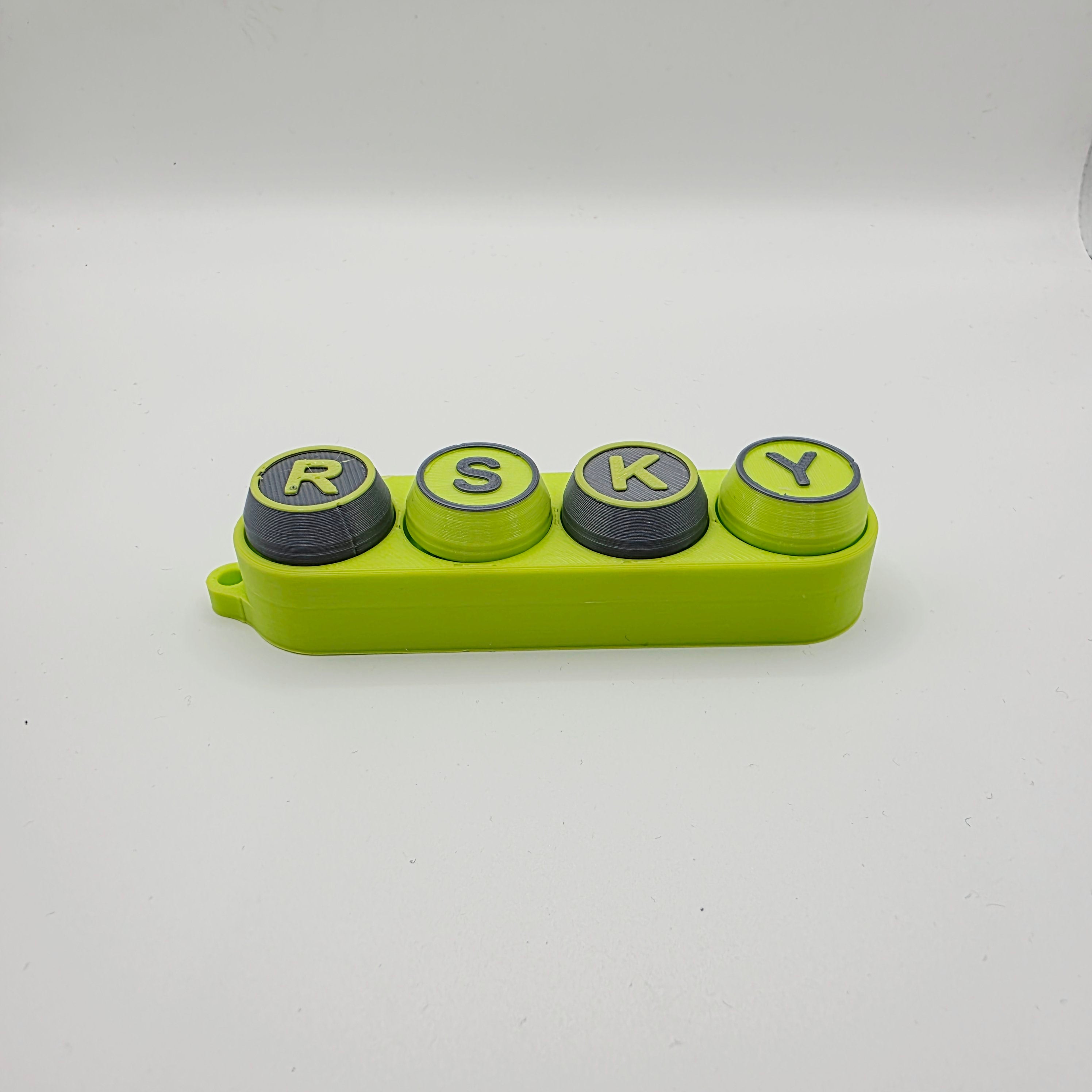 Personalised Fidget Clicker