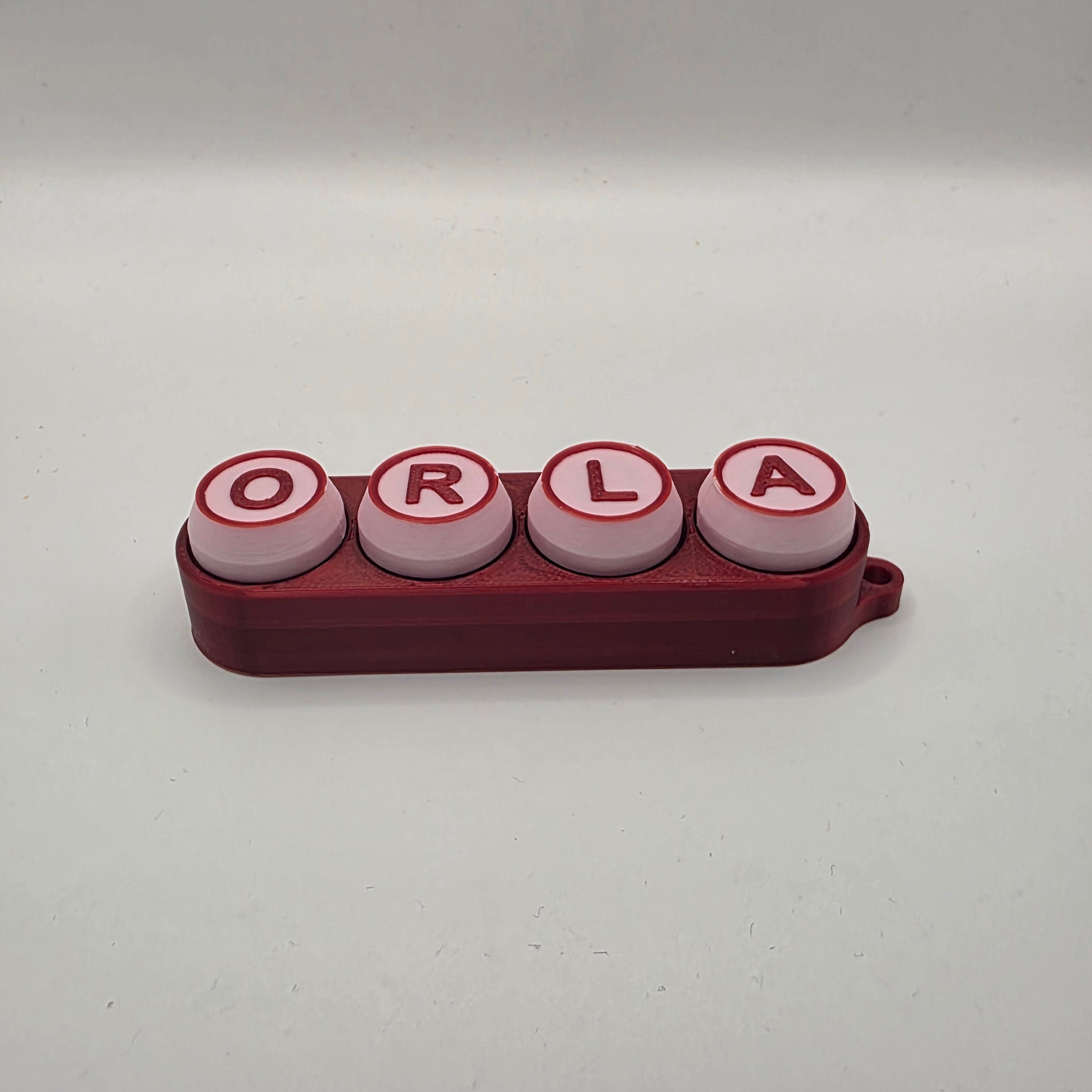 Personalised Fidget Clicker