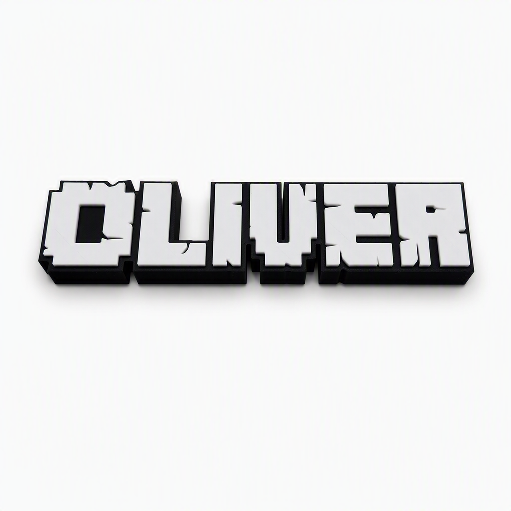 Minecraft Inspired Name Sign