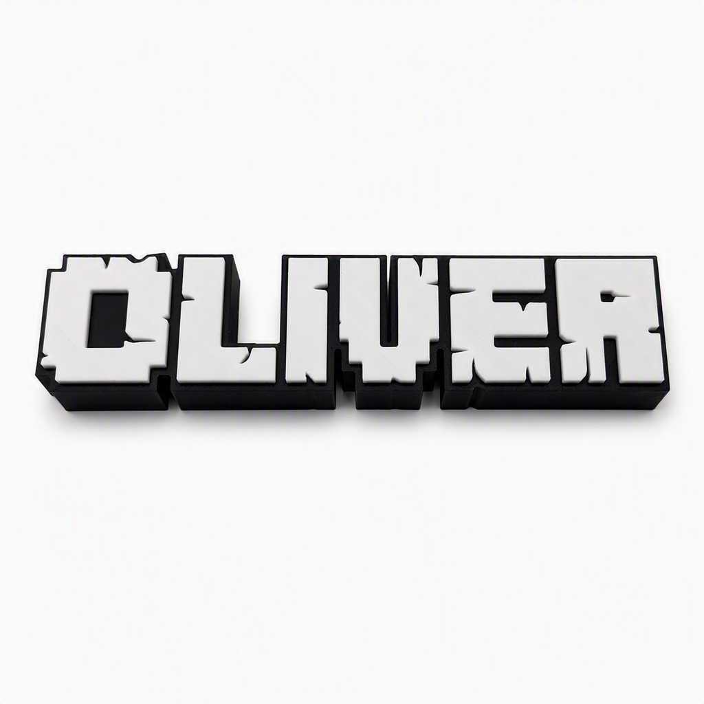 Minecraft Inspired Name Sign