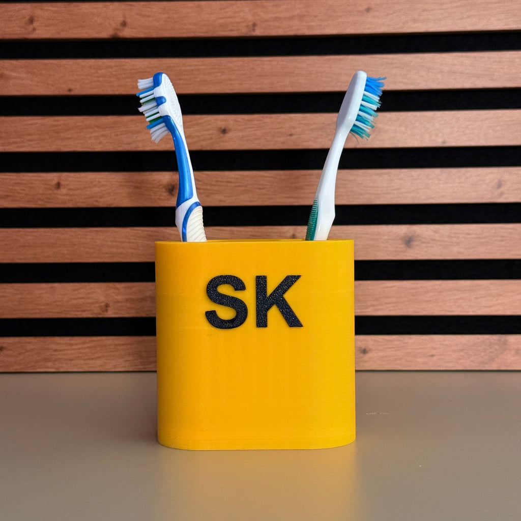 Personalised Couples Toothbrush Holder