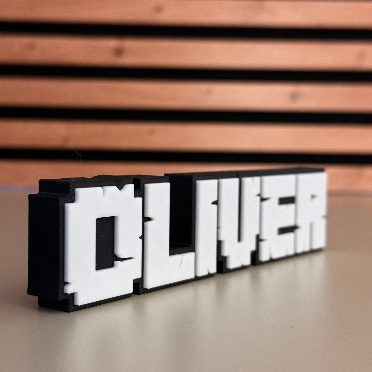 Minecraft Inspired Name Sign