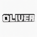 Minecraft Inspired Name Sign