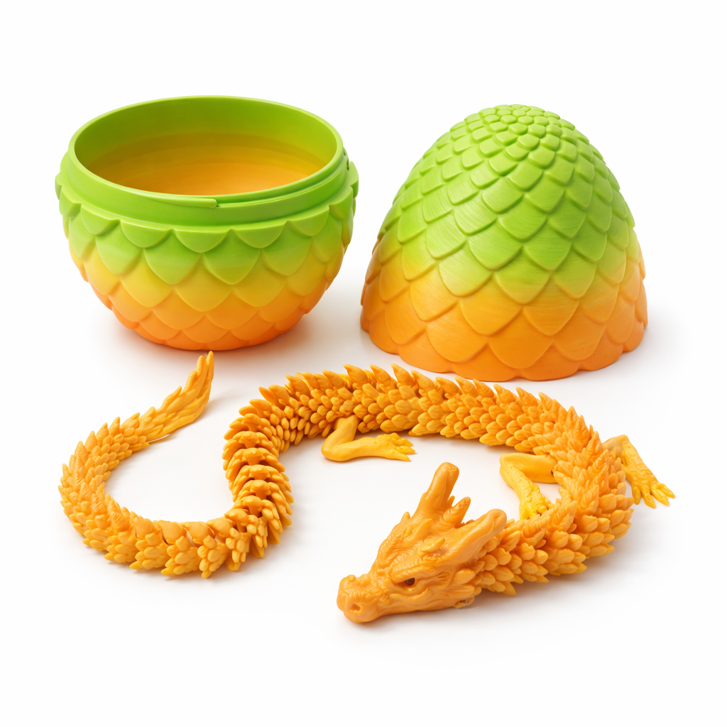 Flexi Dragon and Egg