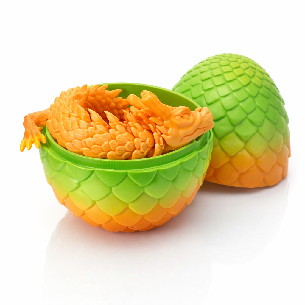 Flexi Dragon and Egg
