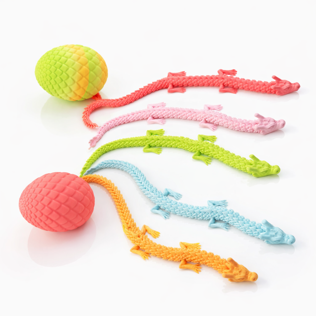 Flexi Dragon and Egg