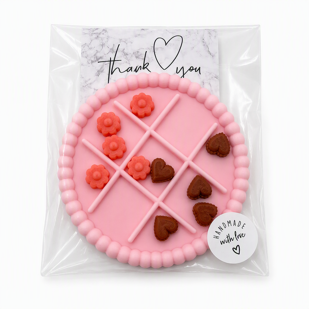 Heart & Bloom Tic Tac Toe