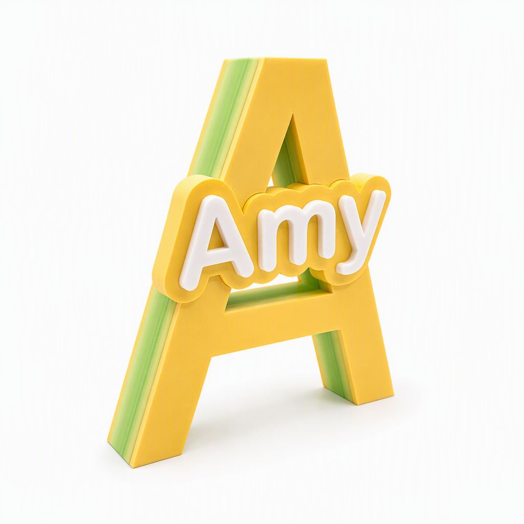Personalized Name & Initial Sign
