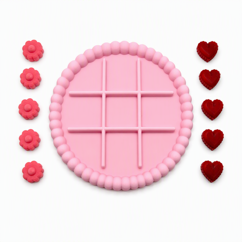Heart & Bloom Tic Tac Toe