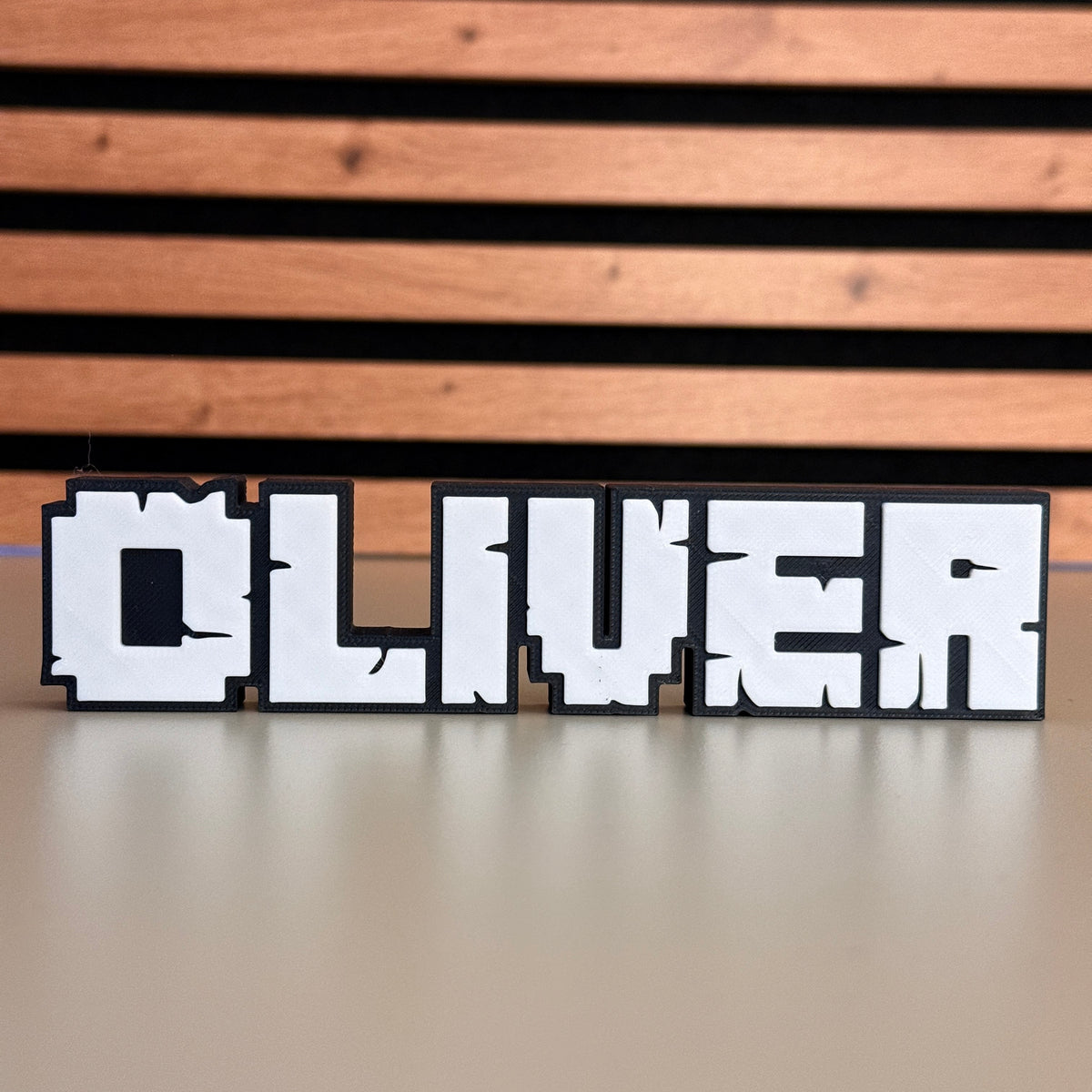 Minecraft Inspired Name Sign