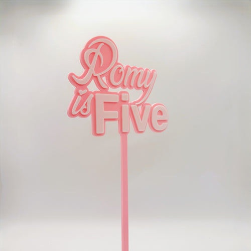 Custom Birthday Cake Topper